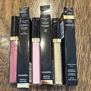 3 Chanel lip glosses